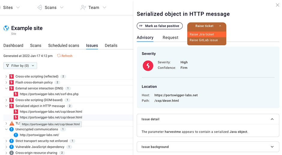 Raise a Jira ticket manually