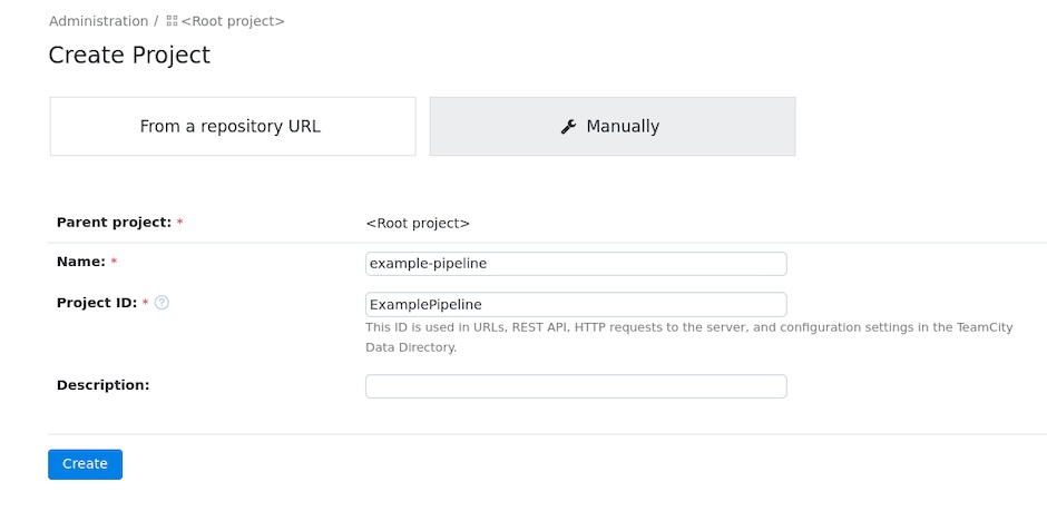 Configuring the TeamCity pipeline