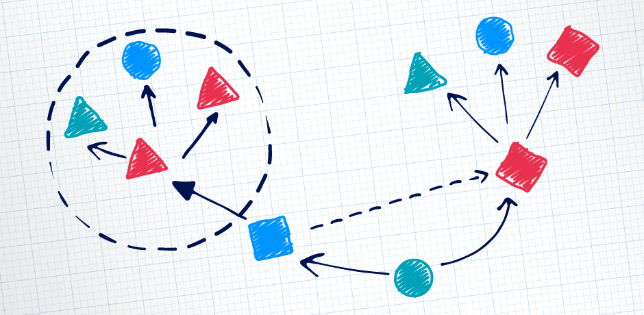 If red triangles turn into diamonds, then we can remove the circled locations and instead plot the dashed edge