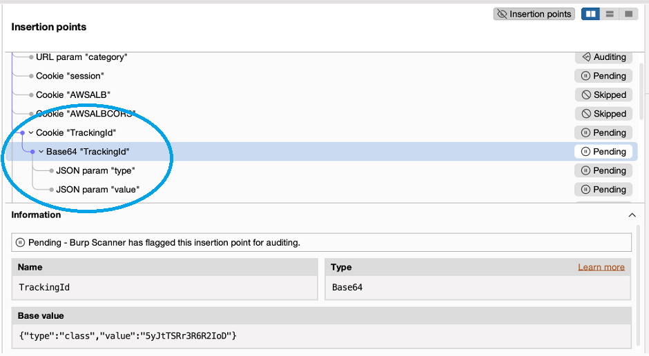 Nested insertion points