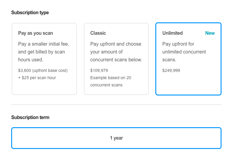 burp suite enterprise edition subscription models unlimited